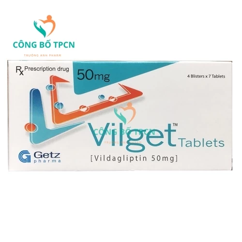 Vilget Tablet Getz Pharma - Thuốc điều trị đái đường tuýp 2 hiệu quả