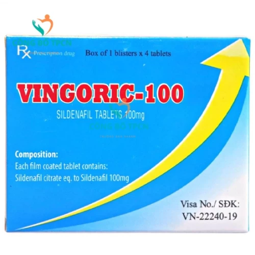 Vingoric 100 Cian - Thuốc điều trị rối loạn cương dương hiệu quả