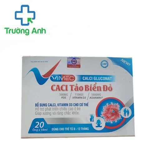  Vinmec Calci - Giúp cải thiện tình trạng còi xương ở trẻ