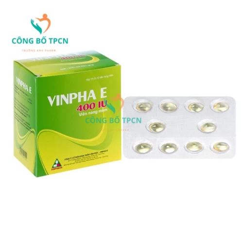 Vinpha E - Thuốc bổ sung Vitamin E cho cơ thể