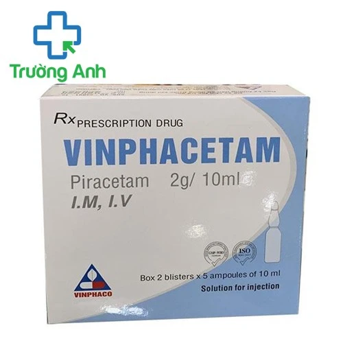 Vinphacetam 2g/10ml - Thuốc điều trị rối loạn thần kinh não bộ hiệu quả
