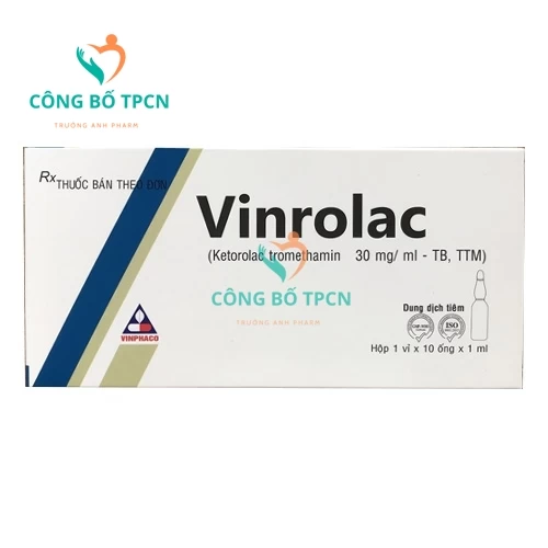 Vinrolac 30mg/ml Vinphaco - Thuốc hỗ trợ giảm đau