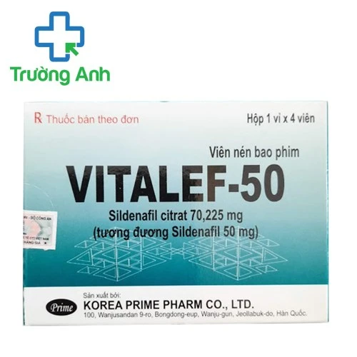 Vitalef 50 - Thuốc điều trị rỗi loạn cương dương hiệu quả