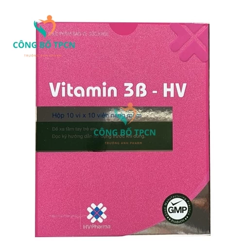 Vitamin 3B-HV - Giúp bổ sung vitamin nhóm B, nâng cao sức khỏe