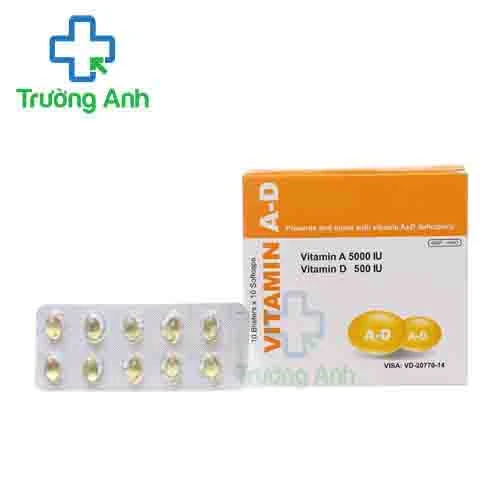 Vitamin A-D Medisun - Giúp bổ sung vitamin, khoáng chất cho cơ thế