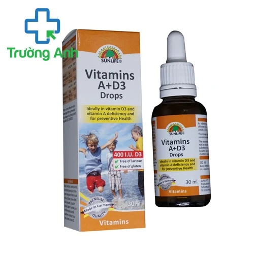 Vitamin A + D3 Drops - Giup bổ sung Vitamin D3, A cho cơ thể