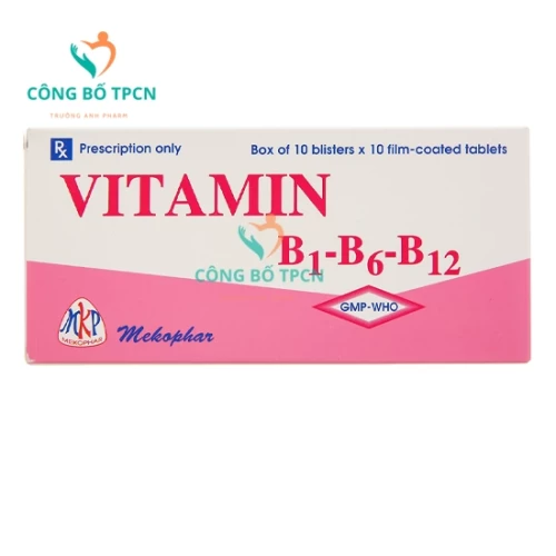 Vitamin B1-B6-B12 Mekophar - Điều trị thiếu vitamin nhóm B