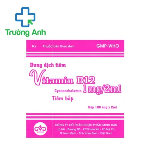 Vitamin B12 1mg/2ml MD Pharco - Thuốc điều trị và dự phòng thiếu vitamin B12