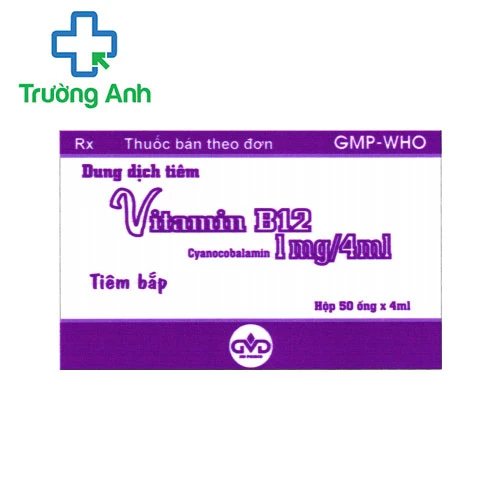 Vitamin B12 1mg/4ml MD Pharco - Điều trị thiếu vitamin B12