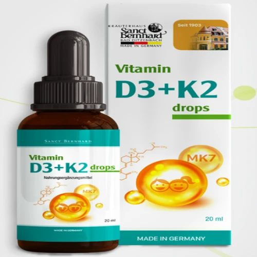 Vitamin D3 + K2 - Bổ sung vitamin D3 và vitamin K2 cho cơ thể