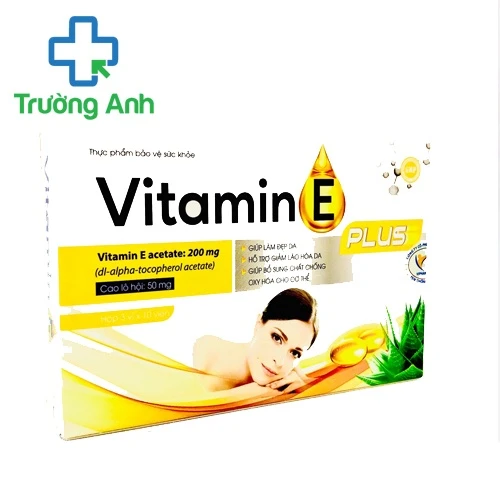 Vitamin E Plus - Giúp bổ sung chất chống oxy hóa, làm đẹp da