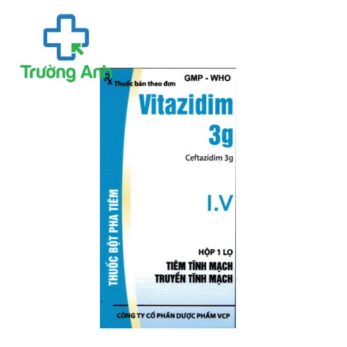Vitazidim 3g VCP - Thuốc điều trị nhiễm khuẩn hiệu quả