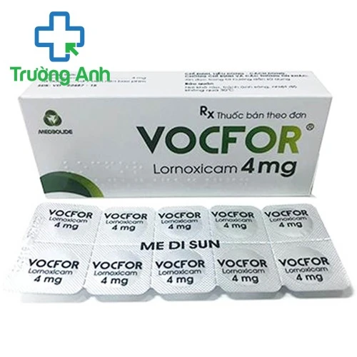 Vocfor 4mg - Thuốc giảm đau, chống viêm, hạ sốt của Medisun