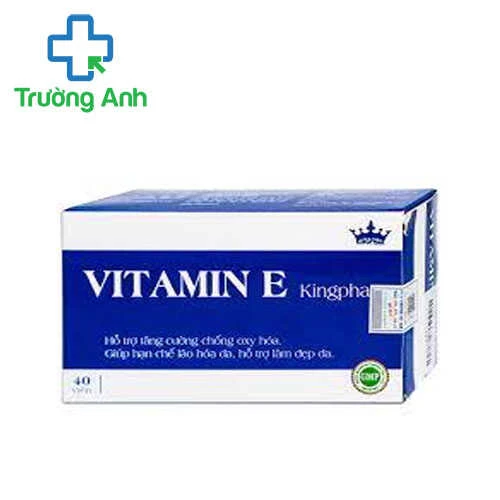 Vitamin E Kingphar - Hỗ trợ tăng cường chống oxy hóa hiệu quả