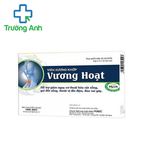 Viên xương khớp Vương Hoạt - Giúp giảm nguy cơ thoái hóa cột sống