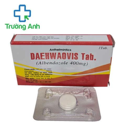 Daehwaovis Tab - Thuốc điều trị giun sản hiệu quả của Hàn Quốc