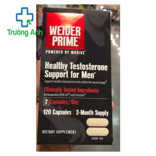Weider Prime ® Healthy Testosterone support for men - Giúp tăng và phục hồi lượng Testosterone