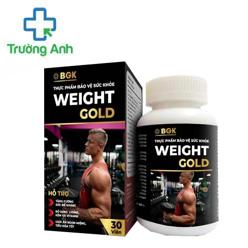 Weight Gold - Hỗ trợ tăng cường sức đề kháng, giúp ăn ngon miệng