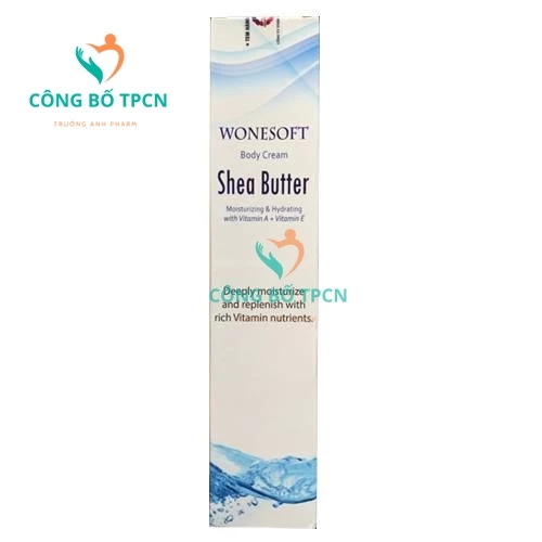 Wonesoft Body Cream Shea Butter 125ml - Kem dưỡng ẩm chuyên sâu