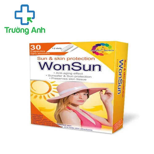WonSun - Giúp hỗ trợ bảo vệ da, hạn chế lão hóa da hiệu quả