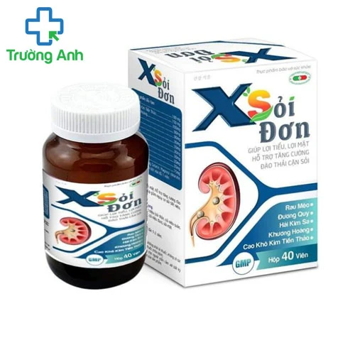 X Sỏi Đơn - Hỗ trợ thanh nhiệt lợi tiểu, mát gan