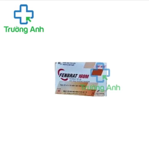 Fenbrat 160M Mebiphar - Thuốc điều trị tăng cholesterol