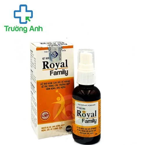 Xịt keo ong Royal Family - Hỗ trợ trong các trường hợp viêm họng