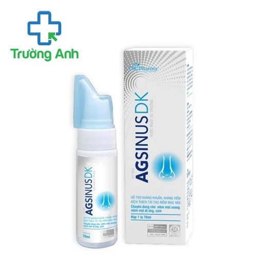 Xịt mũi Agsinus DK 70ml - Hỗ trợ vệ sinh mũi hàng ngày hiệu quả