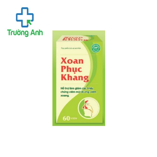 Xoan Phục Khang - Hỗ trợ giảm các triệu chứng của viêm mũi dị ứng