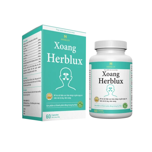 Xoang Herblux - Hỗ trợ cải thiện viêm mũi dị ứng, viêm xoang