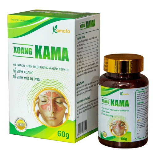Xoang Kama - Hỗ trợ cải thiện viêm mũi dị ứng, viêm xoang