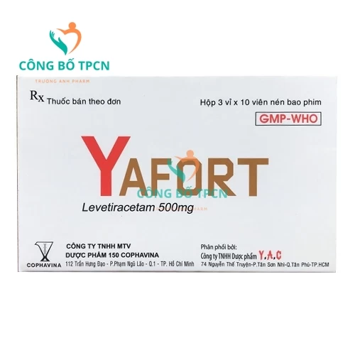 Yafort - Thuốc điều trị chống co giật, động kinh hiệu quả