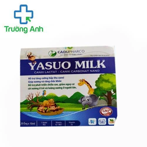 Yasuo milk - Bổ sung Canxi giúp phát triển chiều cao ở trẻ, 