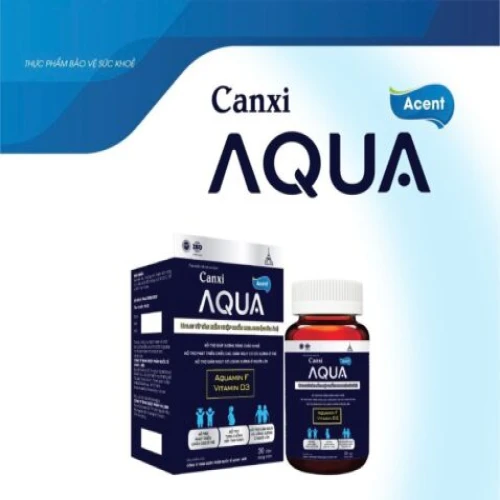Canxi Aqua Acent - Thực phẩm chức năng bổ sung Canxi, vitamin D3
