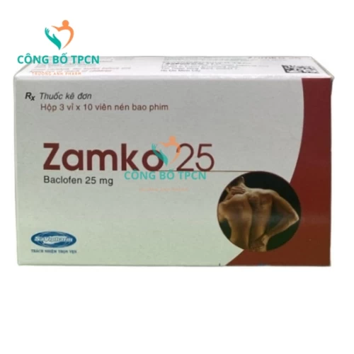 Zamko 25 Savipharm - Thuốc điều trị tổn thương tủy sống hiệu quả