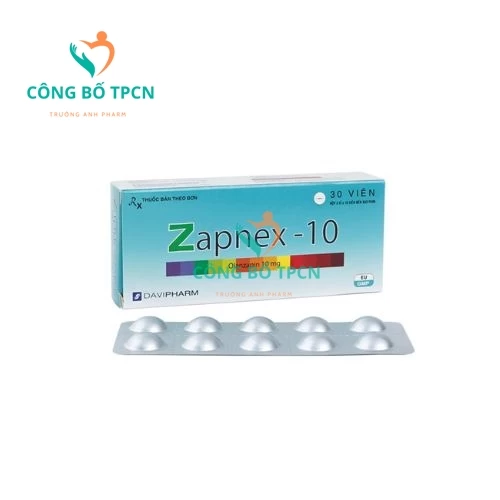 Zapnex-10 - Thuốc điều trị tâm thần phân liệt hiệu quả của Davipharm