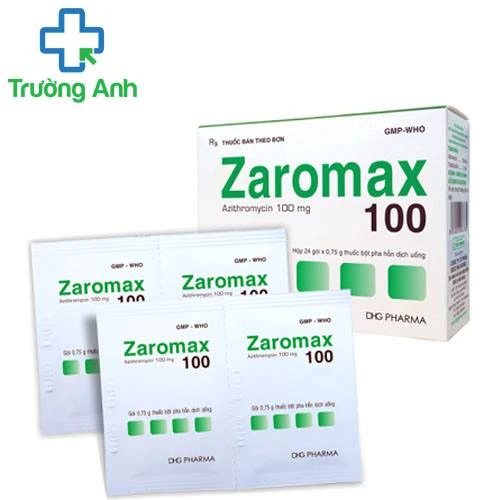 Zaromax 100 - Thuốc điều trị nhiễm khuẩn hiệu quả của Dhgpharma