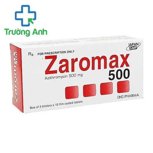 Zaromax 500 - Thuốc điều trị nhiễm khuẩn hiệu quả