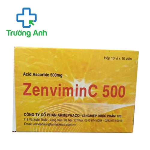 Zenvimin C 500mg Armephaco - Phòng và điều trị thiếu vitamin C hiệu quả