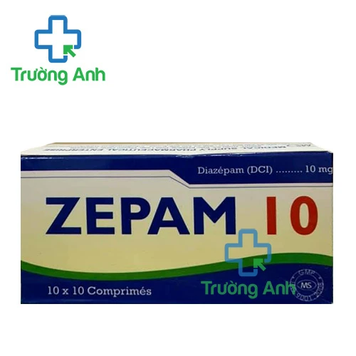 Zepam 10 - Thuốc điều trị rối loạn tâm thần, gây ngủ  hiệu quả