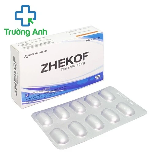 Zhekof 40 - Thuốc điều trị tăng huyết áp của Davipharm