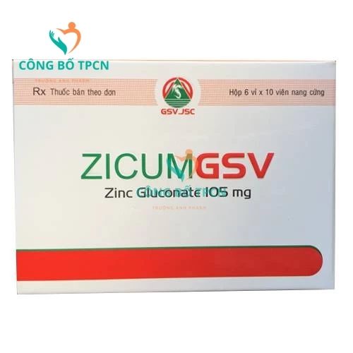 ZicumGSV - Bổ sung kẽm, khắc phục tình trạng suy nhược cơ thể