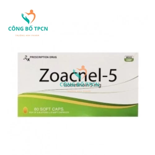 Zoacnel-5 Davipharm - Thuốc điều trị mụn trứng cá nặng hiệu quả