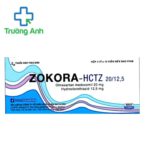  Zokora-HCTZ 20/12,5 - Thuốc điều trị tăng huyết áp hiệu quả