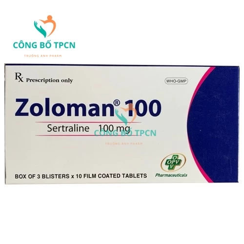 Zoloman 100 OPV - Thuốc điều trị rối loạn tâm thần