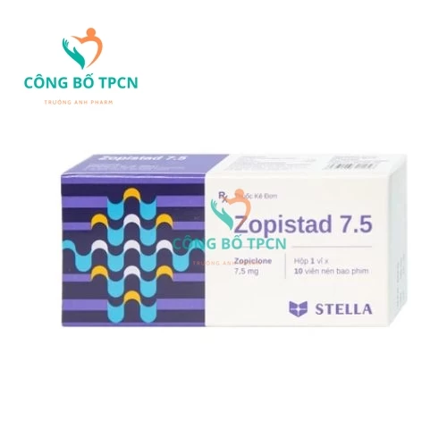 Zopistad 7.5- Thuốc điều trị ngắn hạn chứng mất ngủ hiệu quả