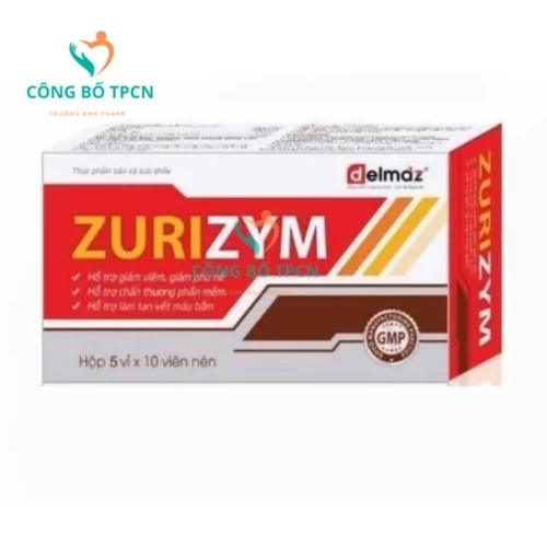 Zurizym - Hỗ trợ giảm viêm, giảm phù nề, làm tan vết máu bầm