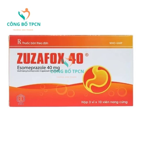 Zuzafox 40 - Thuốc điều trị loét dạ dày tá tràng hiệu quả