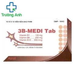 3B-Medi tab Medisun - Thuốc điều trị rối loạn về thần kinh hiệu quả
