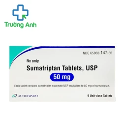 Sumatriptan Tablets,USP 50mg  - Thuốc trị triệu chứng đau nửa đầu